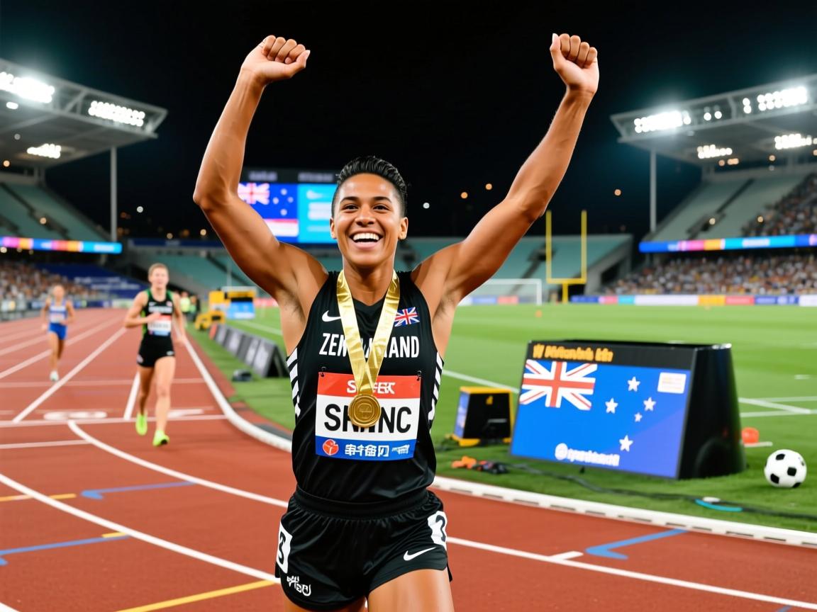 田径比赛惊艳！新西兰选手夺金  第2张