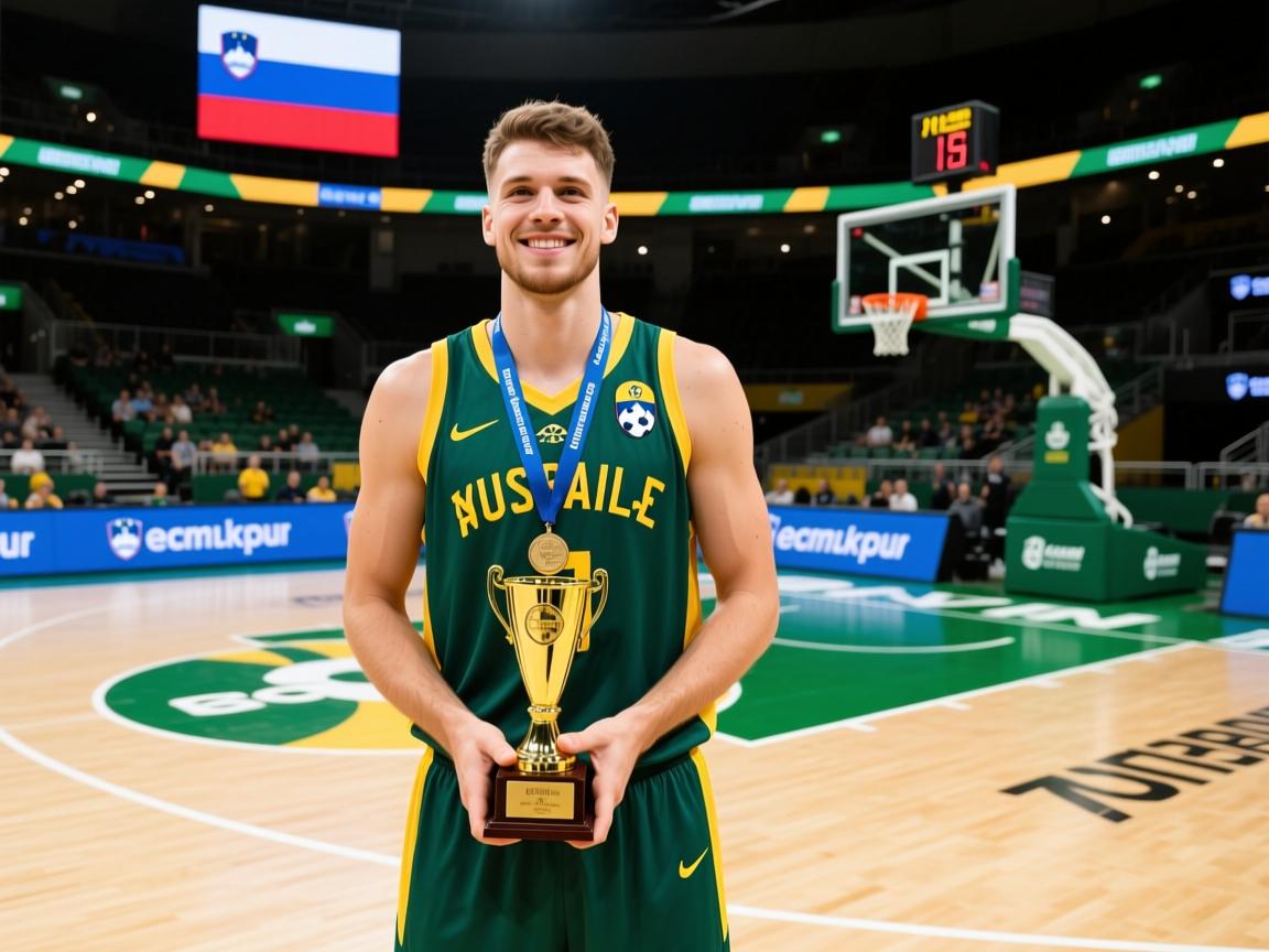 男子篮球季军赛:澳大利亚力克斯洛文尼亚 第2张